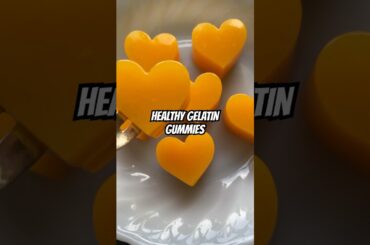 Healthy gelatin gummies #healthysnacks  #food #recipe #healthyfood #shorts