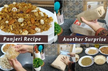 Panjeri Recipe | Special Vlog for new Mothers | Improve your Health | Another surprise for Abeeha