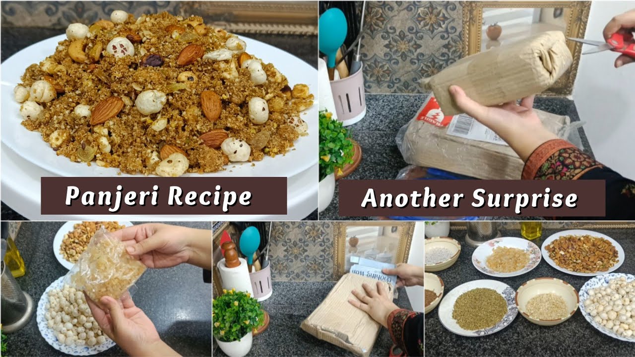 Panjeri Recipe | Special Vlog for new Mothers | Improve your Health | Another surprise for Abeeha Panjeri Recipe | Special Vlog for new Mothers | Improve your Health | Another surprise for Abeeha