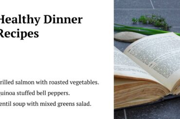 Recetas saludables Healthy recipes | Healthy Recipes/Recetas Saludables