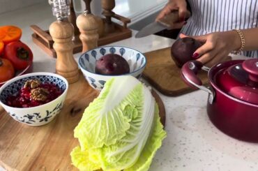 Few people know this recipe! Delicious recipe for beetroot and pomegranate salad! Healthy and tasty!