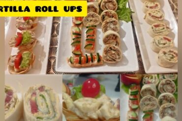 3 Unique Tortilla Pinwheels Recipe| 3 Healthy Tortilla Wrap Recipes