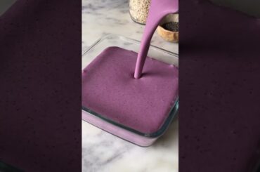 *5 INGREDIENT* BERRY SMOOTHIE CHIA PUDDING AT HOME | EASY CHIA PUDDING RECIPE #shorts