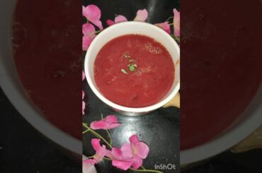 without corn flour Tomato soup recipe# #healthyrecipes# vrusha-dhriti24 recipe