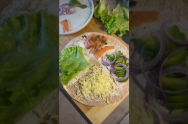 Salmon tortilla wrap - Healthy Lifestyle Coach. #nutrition #food #healthylifestyle #recipe