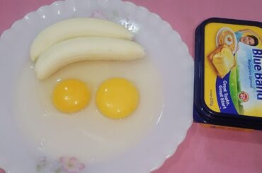 Just Add Eggs With Bananas Its So Delicious/Simple Healthy Breakfast Recipe/Cheap & tasty Snacks