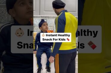 Instant Healthy Snack For Kids #kids #healthy #snacks  #recipe #funnyvideo #comedy #shorts #food