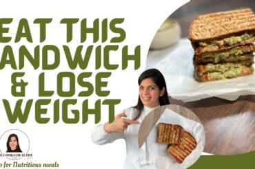 Whipped Paneer Sandwich | High Protein Weightloss Sandwich | Weightloss Lunch/Dinner Sandwich Recipe