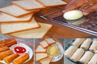 5 Minutes Healthy Snacks Recipe | Egg Snacks |Bread Roll Recipe | New Recipe | Jobeda Cooking