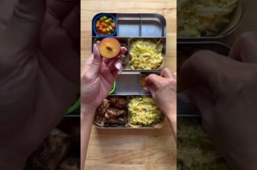 School Lunchbox Ideas | Golden Fried Rice and Wings