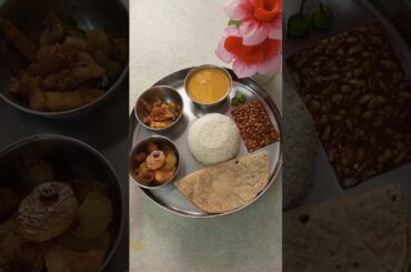 Healthy lunch thali ideas #shorts #youtubeshorts #lunchthali #healthyfood #food #trending #vegthali