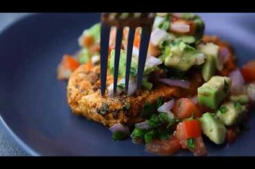 Avocado Salsa With Grilled Chicken healthy eating, high protein, low calorie  (38 grams Protein)