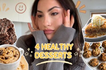 4 HEALTHY DESSERT -  SNACK Recipes : Easy Step by Step - Low Calorie | Inga Ropaj