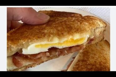 cheese half fry egg sandwich recipe #food #recipe #viral #video
