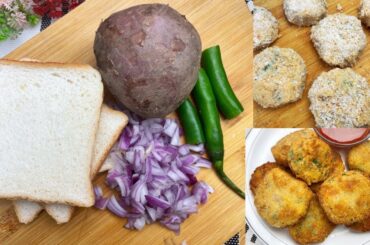5 Minutes Unique And Healthy Snacks Recipe || Crispy Potato Cutlets in New Style
