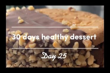 Day 25 - digestive biscuits peanut butter sandwich- 30 days healthy desserts recipes challenge