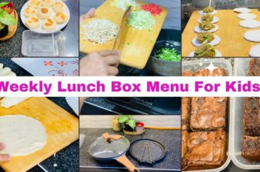 Weekly lunch box preparation | Online shopping | Healthy lunch box idea |Tiffin box | mini bread