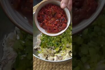 Chicken Grape Salad #shorts #chickensalad #recipe #food #cooking #salad