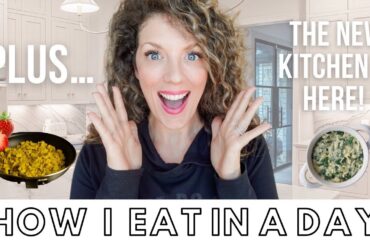 How I eat In a Day for Vegan Weight Loss - PLUS MY NEW KITCHEN!!