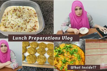 Lunch preparations vlog | Phirni Recipe | Chicken Shami Kabab Recipe | Mutton karahi Recipe