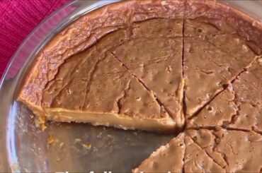 70 Calorie Crustless Sweet Potato Pie!