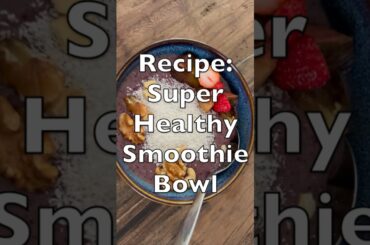 Delicious and Nutrient-Packed Healthy Smoothie Bowl #smoothiebowl #healthy #breakfastrecipe