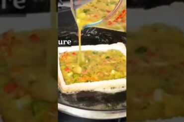 10 Minutes Quick and Easy Breakfast Recipe #shorts #breadomelette