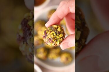 Cranberry Pistachio Honey Bites #shorts #recipe #food #healthy