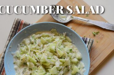Easiest Cucumber Salad Ever