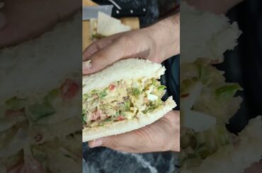 Boiled Eggs & Vegetable Sandwich | Egg Sandwich Recipe | Quick & Easy #shorts #shortsrecipe