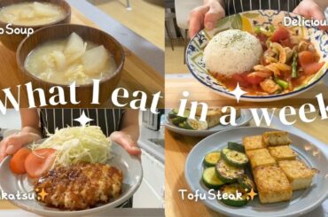 What I eat in a week | Easy Japanese recipes | Healthy cooking