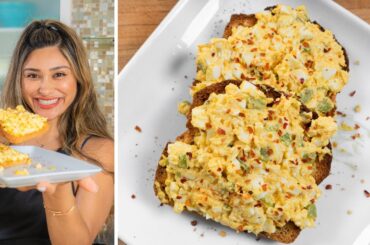 One Carb 3 Ingredient Egg Salad With Secret Ingredient - The Best Low-Carb Version You'll Ever Eat!