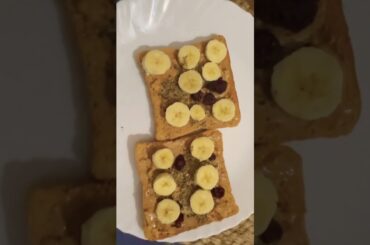 Breakfast recipes || breakfast idea #shortsfeed #peanutbutterrecipes