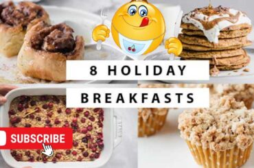 Healthy Breakfast Ideas for the Holidays | easy Breakfast Recipes | healthy meals