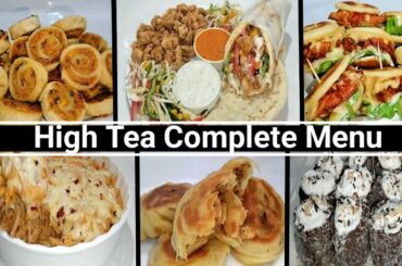 High Tea Complete Menu | Best Recipe For Tea Time | Tea Party Snack Idea By Mirch Masala Fusion