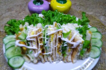 Tasty Triple Layer Sandwich II very easy & Healthy #trending #sandwich