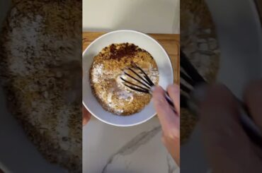 BANANA BROWNIE #shorts #baking #food #chocolate #brownie #banana #healthy