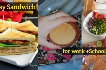 Easy Bread Sandwich | Healthy Lunch Box Idea For Work & School | Breakfast@hsworld9995