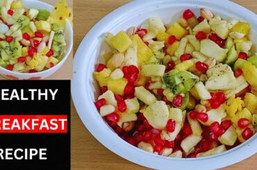 Breakfast Healthy Fruits Salad Recipe | Easy and Home made Juicy Healthy salad | #food #healthy