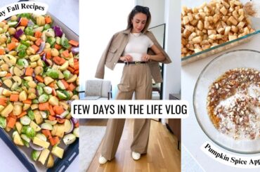 VLOG | Styling Fall Outfits, Healthy Fall Recipes & Cold + Flu Prevention | Annie Jaffrey
