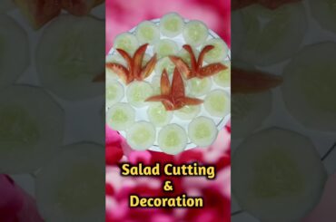 Butterfly Style Salad Cutting and Presentation #salad #youtubeshorts #shorts #shortfeed