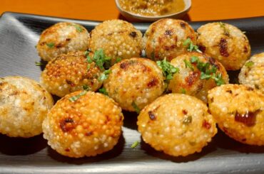 Healthy Snack Recipe | Less Oil Snacks | Sago (Sabudana) Snacks