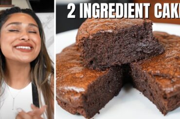 How to Make the Most Amazing & Easiest Chocolate Cake of All Time with 2 Ingredients!