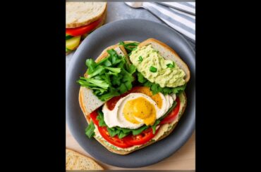 Weight Loss Healthy Meal Idea | Veggie & Hummus Sandwich | Wild FoodLook