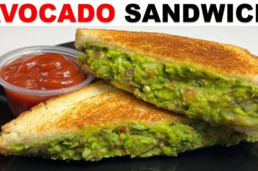 Avocado Sandwich Recipes | Avocado Sandwich Recipes Indian | Avocado Sandwich in Hindi Avocado