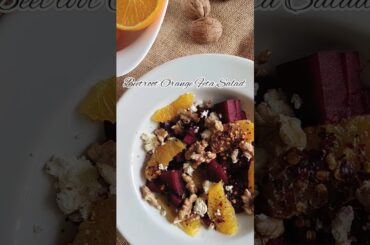 Beetroot Orange Feta Salad/ Healthy Salad / Beetroot Salad / Easy Salad #healthyfood #healthyrecipes
