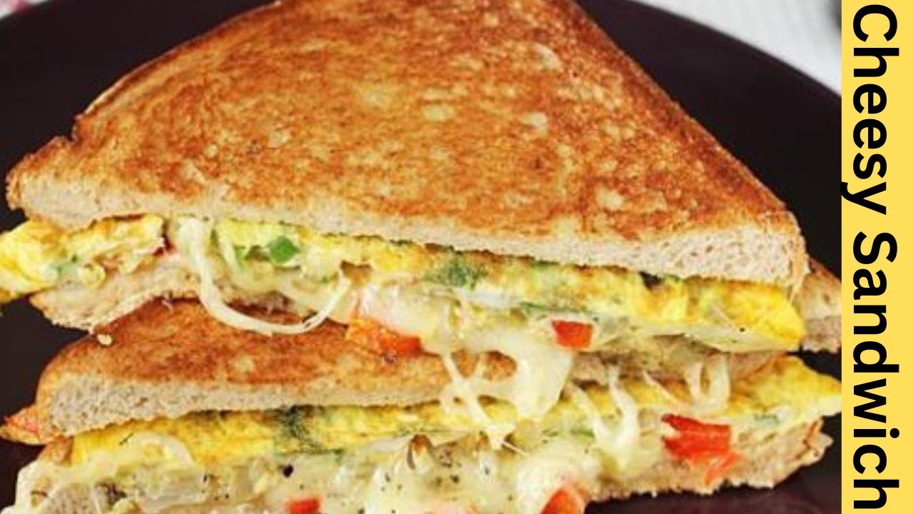 Cheesy Egg Sandwich By Yummy Bites with Noor Cheesy Egg Sandwich By Yummy Bites with Noor