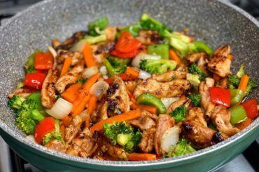 Chicken with Vegetables || Dinner in 15 minutes || TERRI-ANN’S KITCHEN
