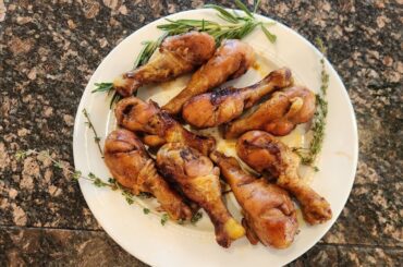 The Most Healthy, Delicious, Low Calories Chicken Drumsticks ever! Only 150 calories each drumstick!