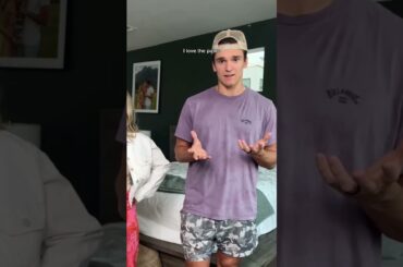 Husband rated my thrifted outfits #shorts